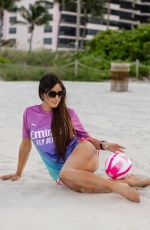 CLAUDIA ROMANI at a Beach in Miami 09/16/2024