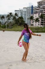 CLAUDIA ROMANI at a Beach in Miami 09/16/2024