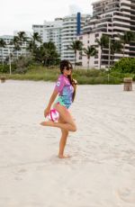 CLAUDIA ROMANI at a Beach in Miami 09/16/2024