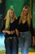 CLAUDIA SCHIFFER and CLEMENTINE POPPY Out for Dinner in New York 09/01/2024