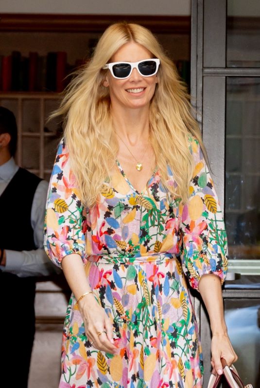 CLAUDIA SCHIFFER Leaves Her Hotel in New York 09/02/2024