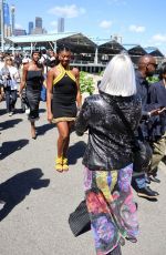 COCO JONES Arrives at Off-White Show at New York Fashion Week 09/08/2024