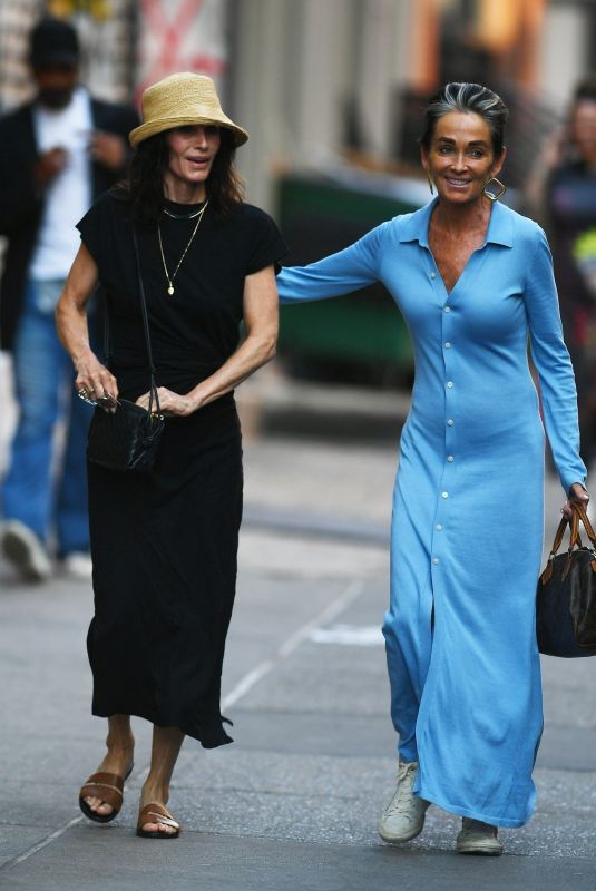 COURTENEY COX Out in New York 09/05/2024