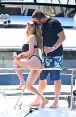 COURTNEY STODDEN Celebrates her 30 Birthday with Jared Safier at Yacht Cruise in Marina del Rey 08/29/2024