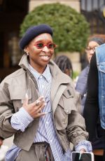 CYNTHIA ERIVO Leaves Her Hotel at Paris Fashion Week 09/29/2024