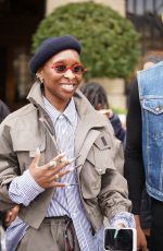 CYNTHIA ERIVO Leaves Her Hotel at Paris Fashion Week 09/29/2024
