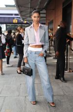 DAIANE SODRE Arrives at Alexander Wang Show at New York Fashion Week 09/08/2024