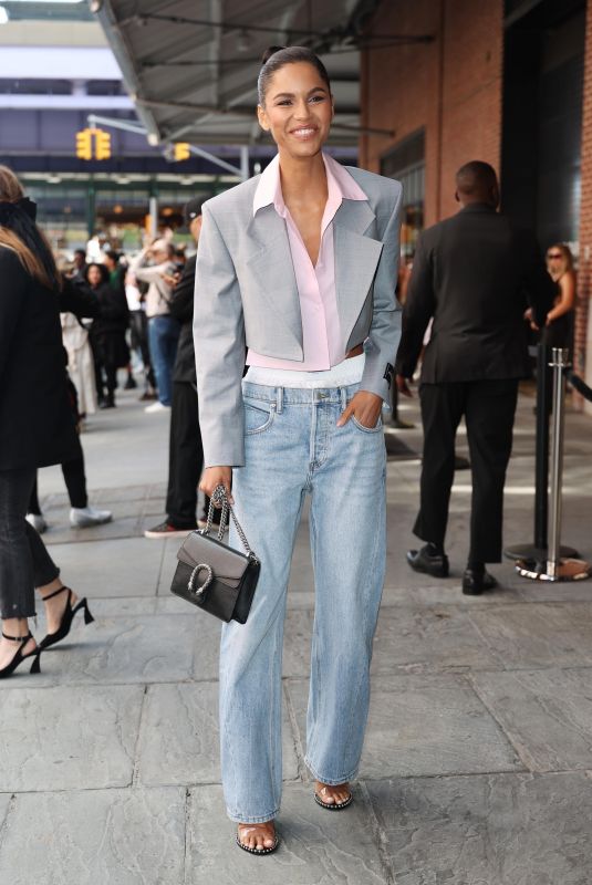 DAIANE SODRE Arrives at Alexander Wang Show at New York Fashion Week 09/08/2024