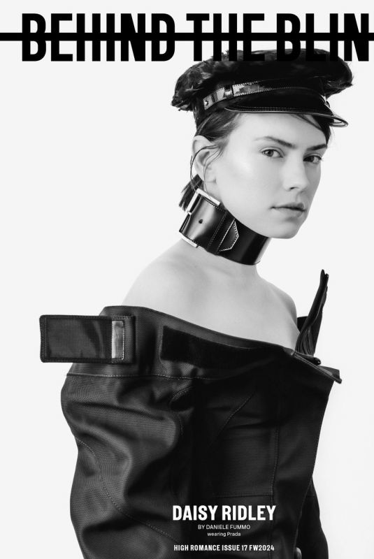 DAISY RIDLEY for Behind the Blinds Magazine, October 2024