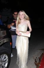 DAKOTA FANNING Leaves Lalo Tequila Emmy After-party in West Hollywood 09/15/2024