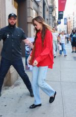 DAKOTA JOHNSON Arrives at Her Hotel in New York 09/05/2024