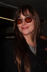 DAKOTA JOHNSON Arrives for Milan Fashion Week 09/19/2024