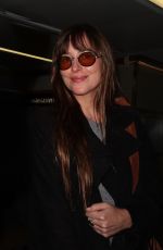 DAKOTA JOHNSON Arrives for Milan Fashion Week 09/19/2024