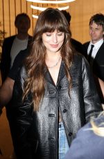 DAKOTA JOHNSON Heading to Gucci Afterparty at Milan Fashion Week 09/20/2024