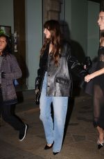 DAKOTA JOHNSON Heading to Gucci Afterparty at Milan Fashion Week 09/20/2024
