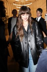 DAKOTA JOHNSON Heading to Gucci Afterparty at Milan Fashion Week 09/20/2024
