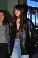 DAKOTA JOHNSON Heading to Gucci Afterparty at Milan Fashion Week 09/20/2024