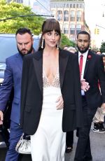 DAKOTA JOHNSON Leaves Her Hotel for Kering Event in New York 09/09/2024