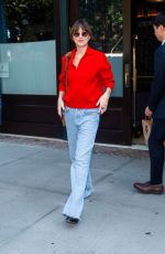 DAKOTA JOHNSON Out in Tribeca in New York 09/09/2024