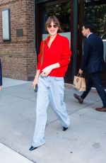 DAKOTA JOHNSON Out in Tribeca in New York 09/09/2024