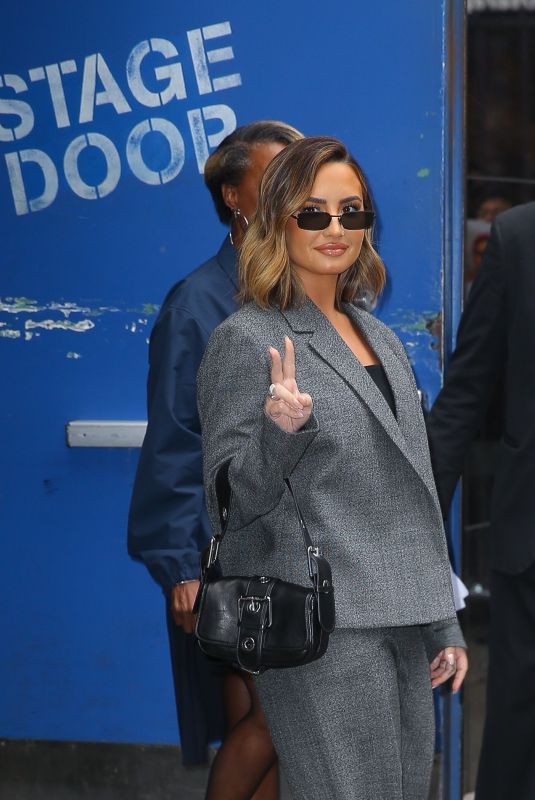 DEMI LOVATO Arrives at Good Morning America Studio in New York 09/18/2024