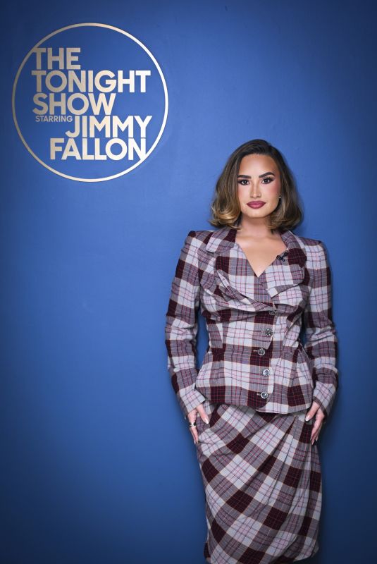 DEMI LOVATO at Tonight Show Starring Jimmy Fallon 09/19/2024