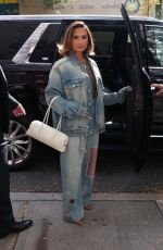 DEMI LOVATO Leaves a Recording Studio in New York 09/19/2024