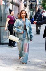 DEMI LOVATO Leaves a Recording Studio in New York 09/19/2024