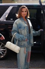 DEMI LOVATO Leaves a Recording Studio in New York 09/19/2024