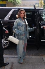 DEMI LOVATO Leaves a Recording Studio in New York 09/19/2024