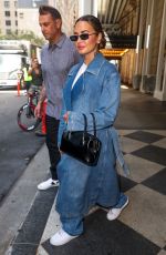 DEMI LOVATO Leaves Her Hotel in New York 09/20/2024