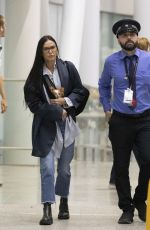 DEMI MOORE Arrives in Toronto 09/04/2024