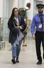 DEMI MOORE Arrives in Toronto 09/04/2024