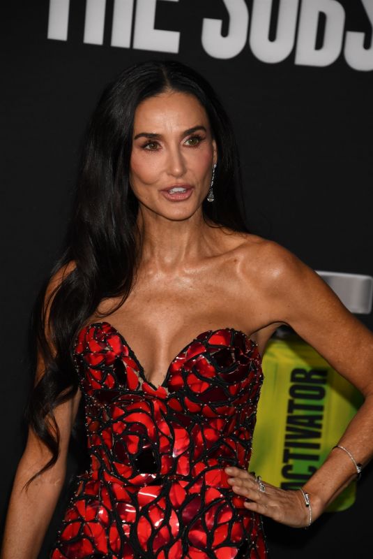 DEMI MOORE at The Substance Premiere in Los Angeles Premiere 09/16/2024