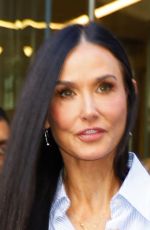 DEMI MOORE Leaves a Q&A Session in New York 09/11/2024