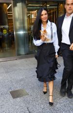 DEMI MOORE Leaves a Q&A Session in New York 09/11/2024
