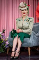 DITA VON TEESE at 2024 Goodwood Revival in Chichester 09/06/2024