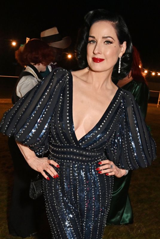 DITA VON TEESE at Range Rover Celebrates Five Generations in Chichester 09/07/2024