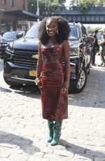DOECHII Arrives at Brandon Maxwell Fashion Show in New York 09/06/2024