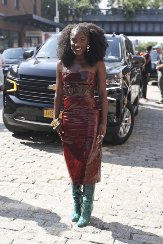 DOECHII Arrives at Brandon Maxwell Fashion Show in New York 09/06/2024