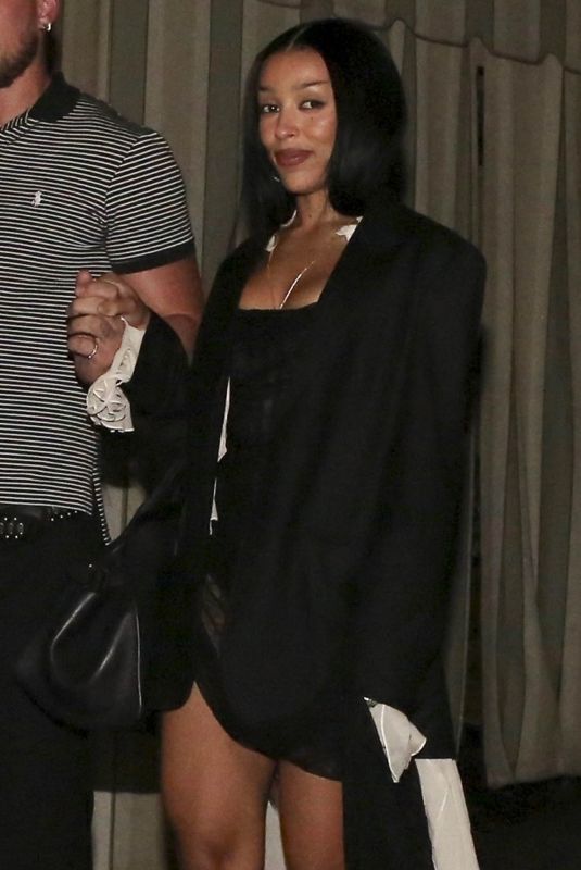 DOJA CAT Night Out at Chateau Marmont in West Hollywood 09/11/2024