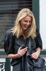 DONNA AIR Out with a Driend at The Groucho Club in London 08/30/2024