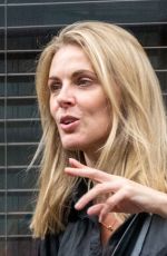 DONNA AIR Out with a Driend at The Groucho Club in London 08/30/2024