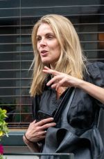 DONNA AIR Out with a Driend at The Groucho Club in London 08/30/2024