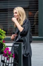 DONNA AIR Out with a Driend at The Groucho Club in London 08/30/2024