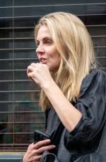 DONNA AIR Out with a Driend at The Groucho Club in London 08/30/2024
