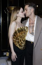 DOVE CAMERON and Damiano David at Balmain Spring/Summer 2025 Runway Show at Paris Fashion Week 09/25/2024