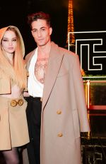 DOVE CAMERON and Damiano David at Balmain SS25 Afterparty in Paris 09/25/2024