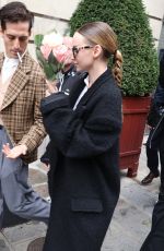 DOVE CAMERON and Damiano David Out at Paris Fashion Week 09/24/2024