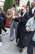 DOVE CAMERON and Damiano David Out at Paris Fashion Week 09/24/2024